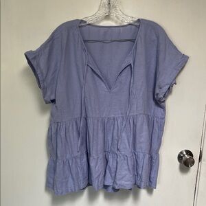 American Eagle Outfitters Light Purple Blouse